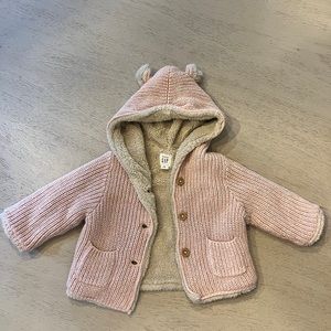 Baby Gap Baby Sherpa Sweater Hoodie